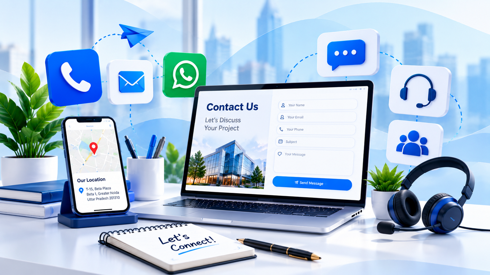 Contact and planning visual